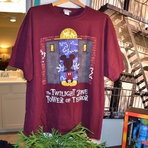 Vintage 90s tower of terror Disney tshirt